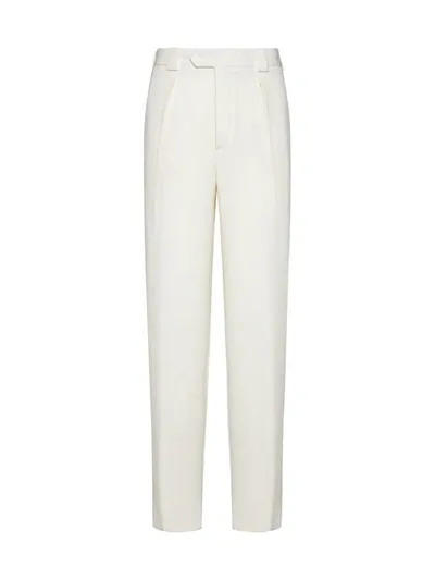 Giorgio Armani Pants In Brilliant White