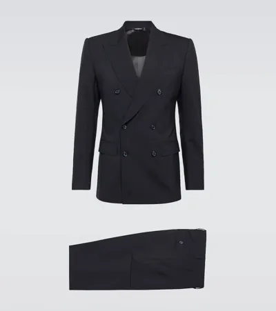 Dolce & Gabbana Wool Suit In Blue