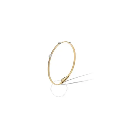 Marco Bicego Masai 18k Yellow Gold Small Three Station Diamond Bracelet