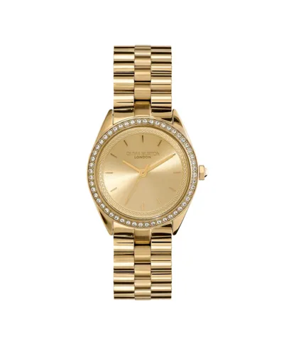 Olivia Burton Women's Bejeweled Gold-tone Stainless Steel Watch 34mm