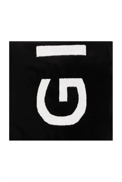 Givenchy Logo Intarsia Scarf In Black