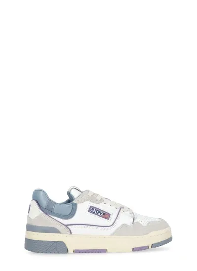 Autry Clc Leather Sneakers In White