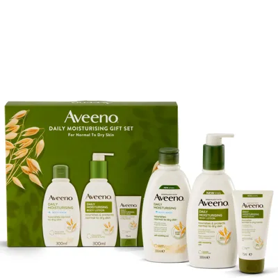 Aveeno Body Daily Moisturising Gift Set In White