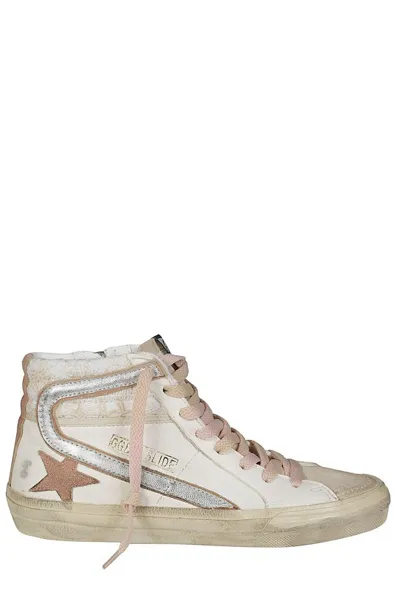 Golden Goose Deluxe Brand Slide High In White