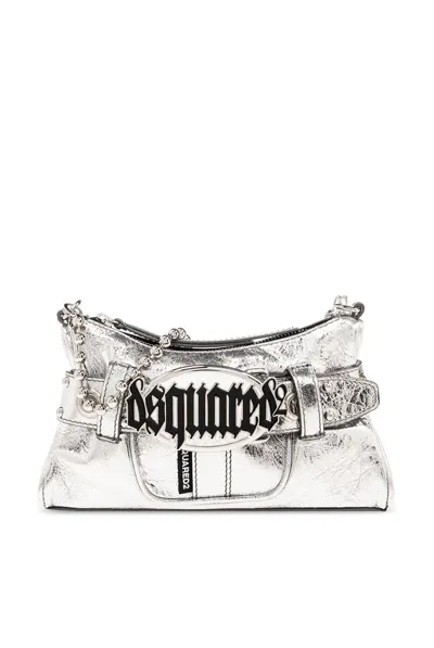 Dsquared2 Gothic Logo In Silver