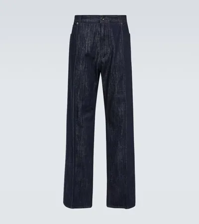 Dolce & Gabbana Straight Jeans In Black