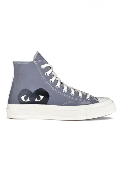 Comme Des Garçons Chuck Taylor High-top Sneakers In Gray