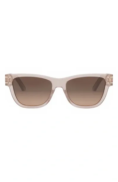 Dior Signature S6u Sunglasses In Translucent Blush Gradient