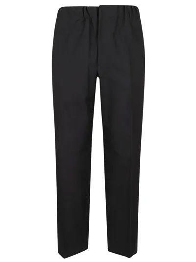 Jil Sander Tapered Trousers In Black