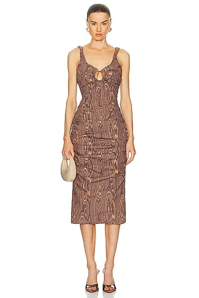 Maisie Wilen Lady Miss Dress In Wood