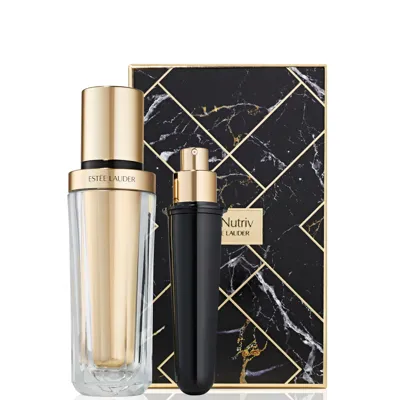 Estée Lauder Re-nutriv Ultimate Diamond Transformative Brilliance Serum And Refill Gift Set (worth £ In White