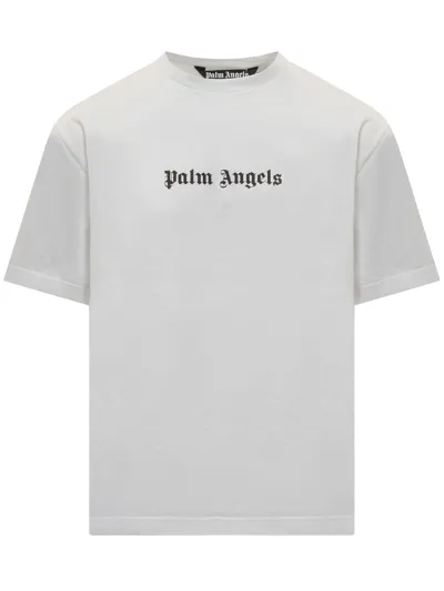 Palm Angels T-shirt With Logo In White