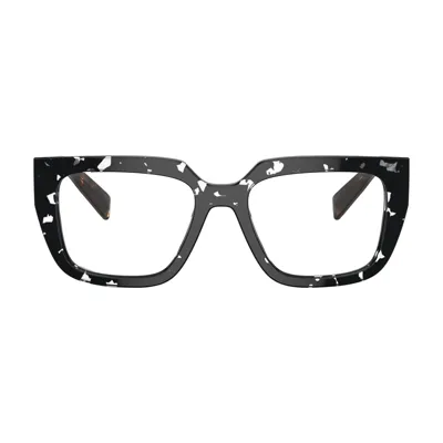 Prada Pra03v 15o1o1 Glasses In Nero