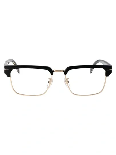 Eyewear By David Beckham David Beckham Optical In 2m2 Black Gold