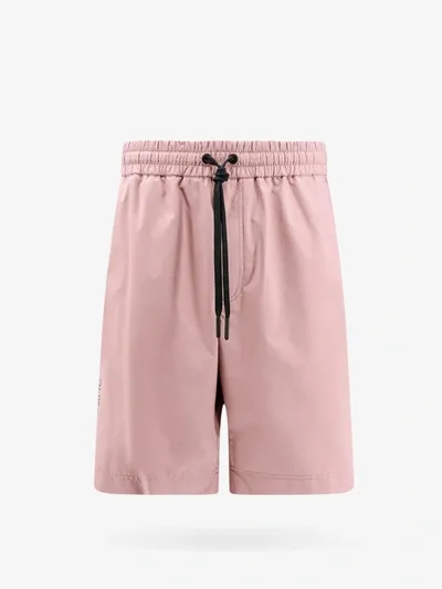 Moncler Bermuda Shorts In Pink