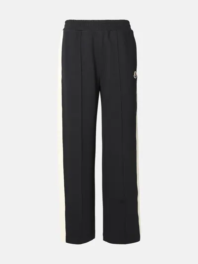 Moncler Navy Cotton Blend Trousers