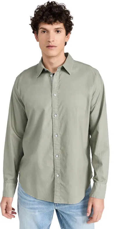 Rag & Bone Fit 2 Engineered Oxford Shirt Dkmint