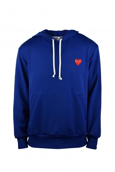 Comme Des Garçons Sweatshirt In Blue