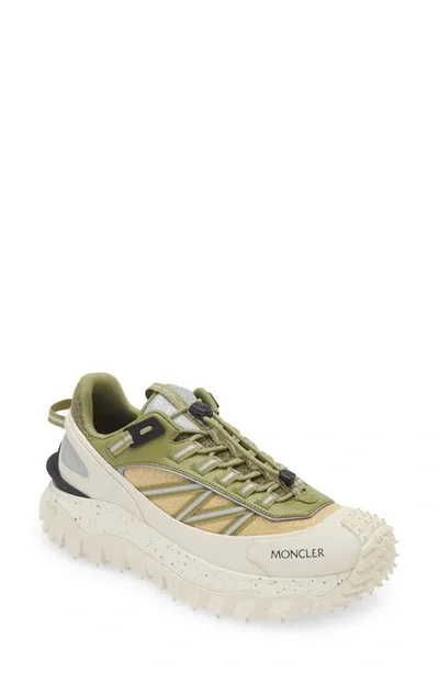 Moncler Trailgrip Mesh Hiking Sneaker In Green