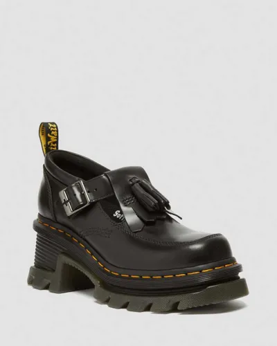 Dr. Martens' 8065 Mary Jane Shoes In Black Leather