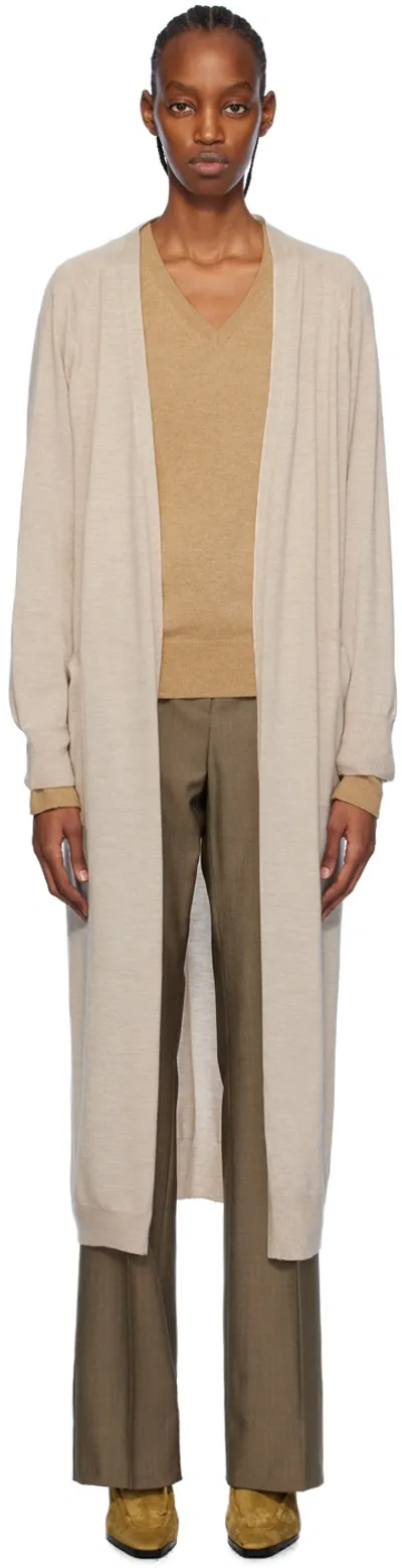 Max Mara Beige Katanga Cardigan In 2 Beige