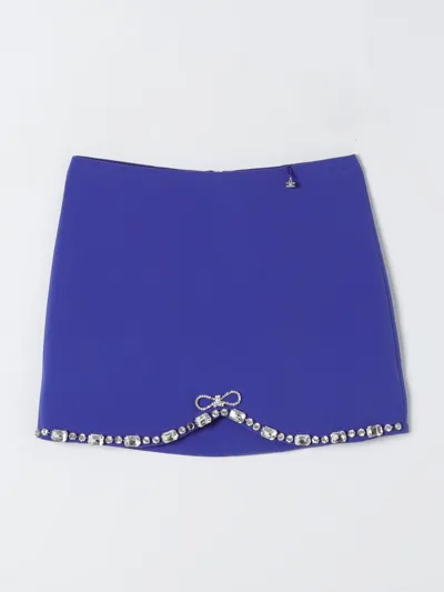 Elisabetta Franchi La Mia Bambina Skirt  Kids Color Indigo