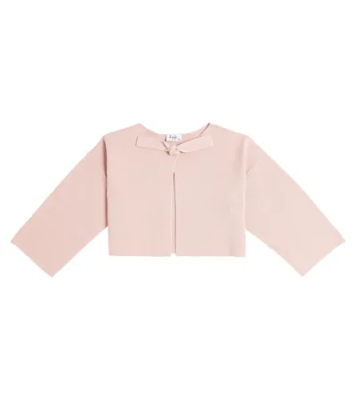 Il Gufo Kids' Cotton Cardigan In Pink