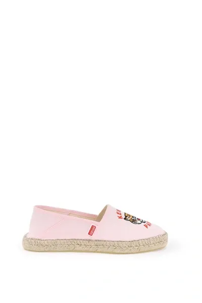 Kenzo Tiger Espadrilles In Pink