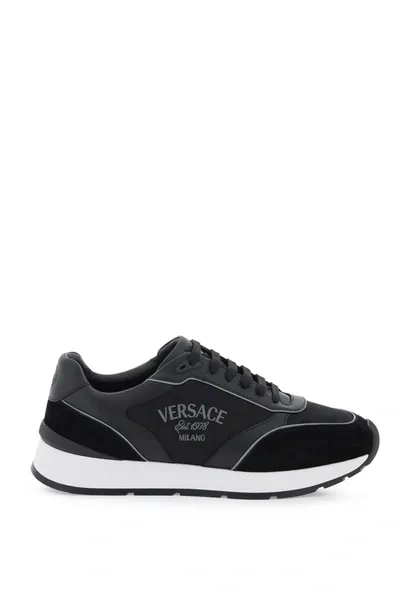 Versace Milano Sneaker In Black