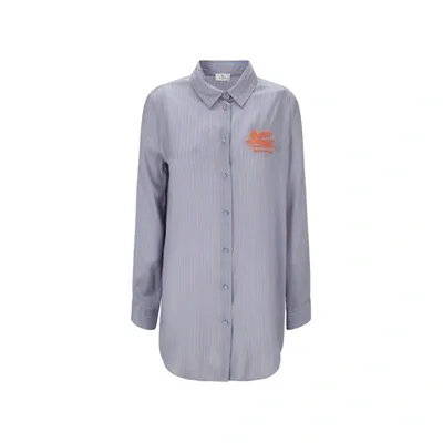 Etro Shirts In Blue