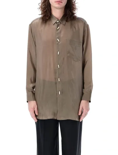 Magliano A Big Chic Shirt In Brown