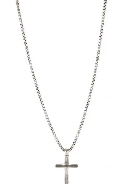 Degs & Sal Sterling Silver Cross Necklace