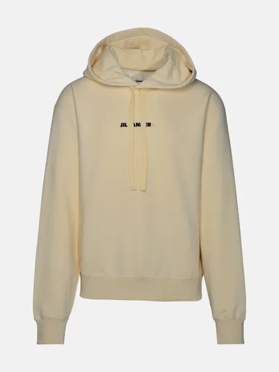 Jil Sander Beige Cotton Sweatshirt