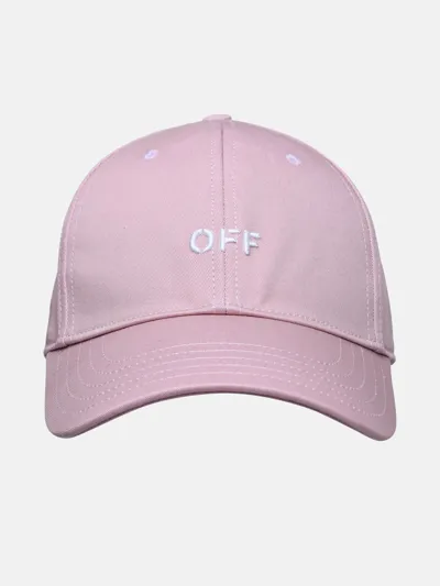 Off-white Cappellino Drill Logo In Liliac