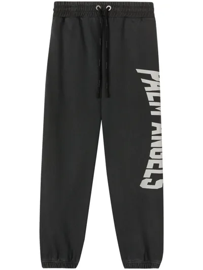 Palm Angels Trousers In Gray