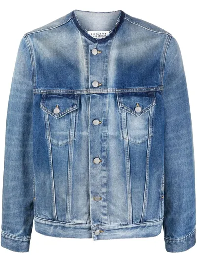 Maison Margiela Denim Jacket In Blue