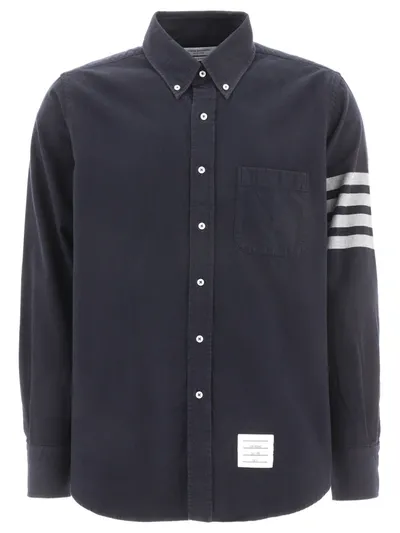 Thom Browne 4-bar Shirts Blue