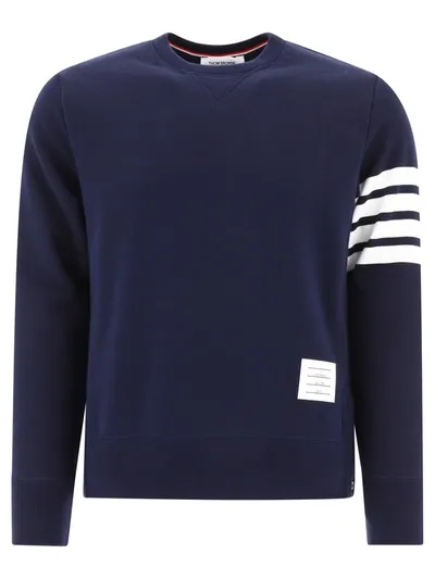 Thom Browne Engineered 4-bar Sweatshirt In Navy