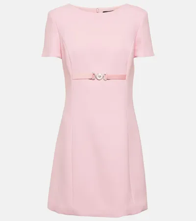 Versace Medusa '95 Crêpe Minidress In Pink