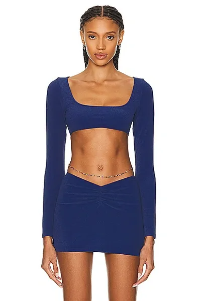 Tropic Of C Baby C Long Sleeve Top In Indigo