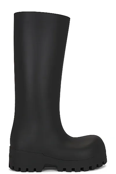 Balenciaga Bulldozer Rainboot In Black