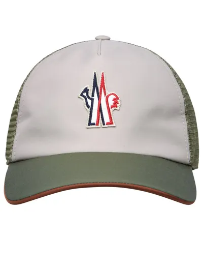 Moncler Grenoble Branded Trucker Cap In Green