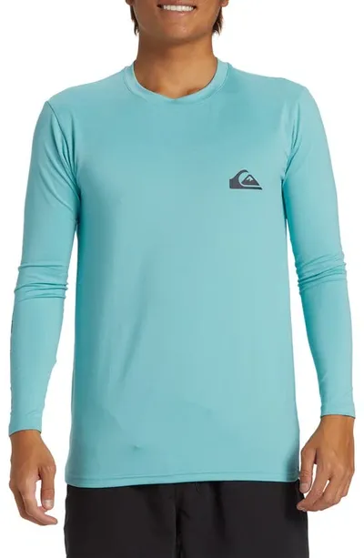 Quiksilver Everyday Surf Long Sleeve Performance Rashguard In Marine Blue