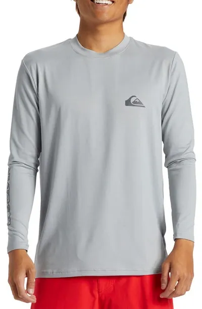 Quiksilver Everyday Surf Long Sleeve Performance Rashguard In Quarry