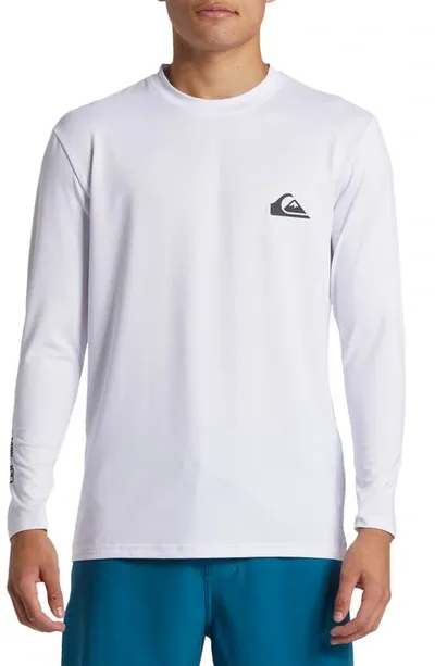 Quiksilver Everyday Surf Long Sleeve Performance Rashguard In White