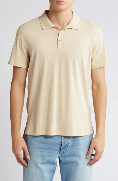 Atm Anthony Thomas Melillo Jersey Cotton Polo Shirt In Shiitake