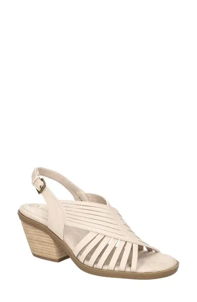 Bella Vita Women's Gena Block Heel Sandals In Bone