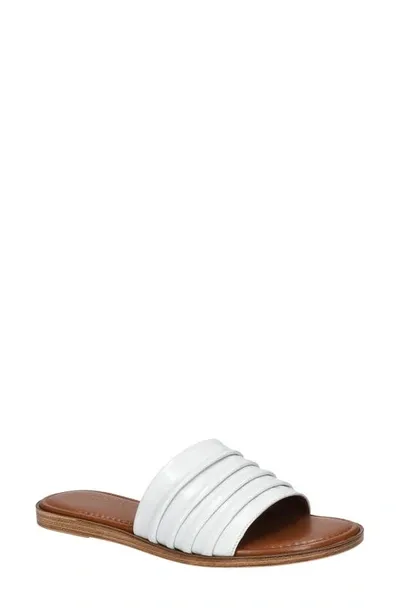 Bella Vita Rya-italy Slide Sandal In White Italian Leather