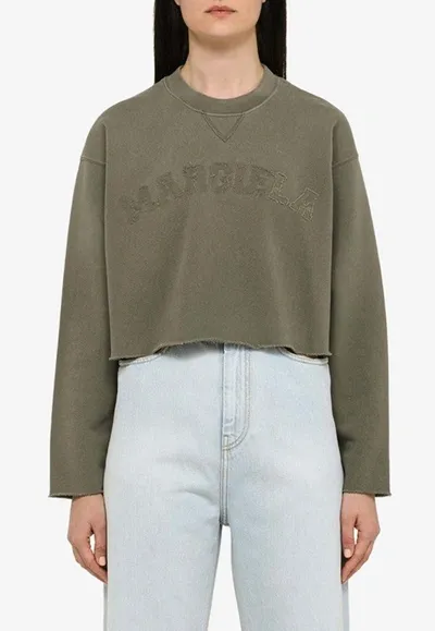 Maison Margiela Fleece In Green