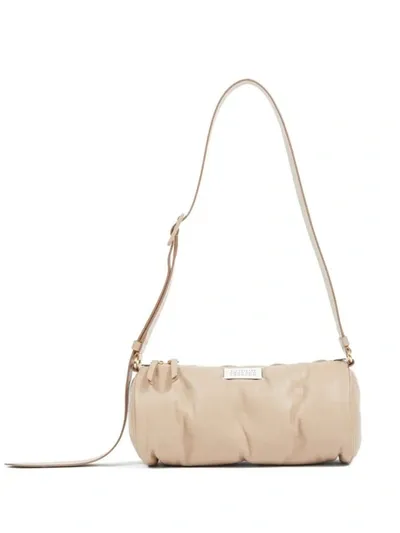 Maison Margiela Glam Slam Quilted Shoulder Bag In Beige